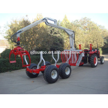 Tractor Mounted log trailer crane ZM1002,small model with diesel engine